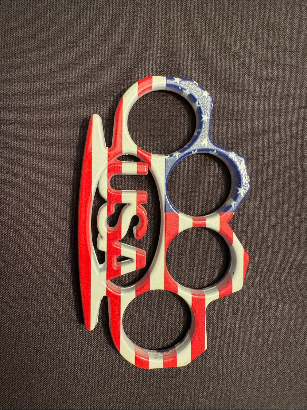 3 Pack Heavy Duty USA Metal Knuckles Or Paperweights - Incredible Quality - Picture 2 of 4